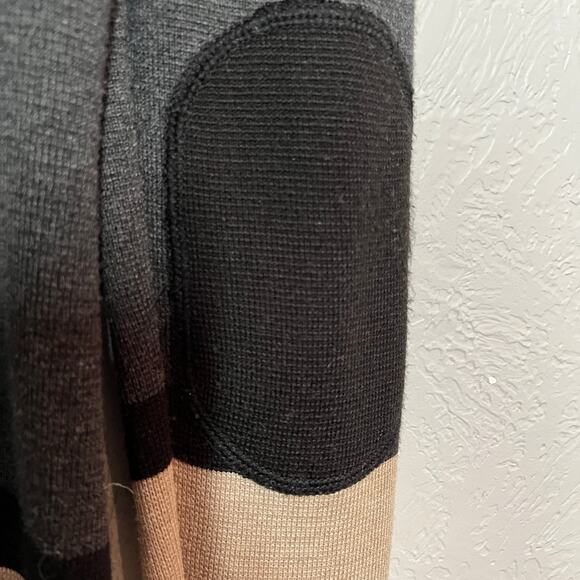 Eliza J Colorblock Sweater Dress Colorful Stripe Simple Modest - S - Picture 6 of 7